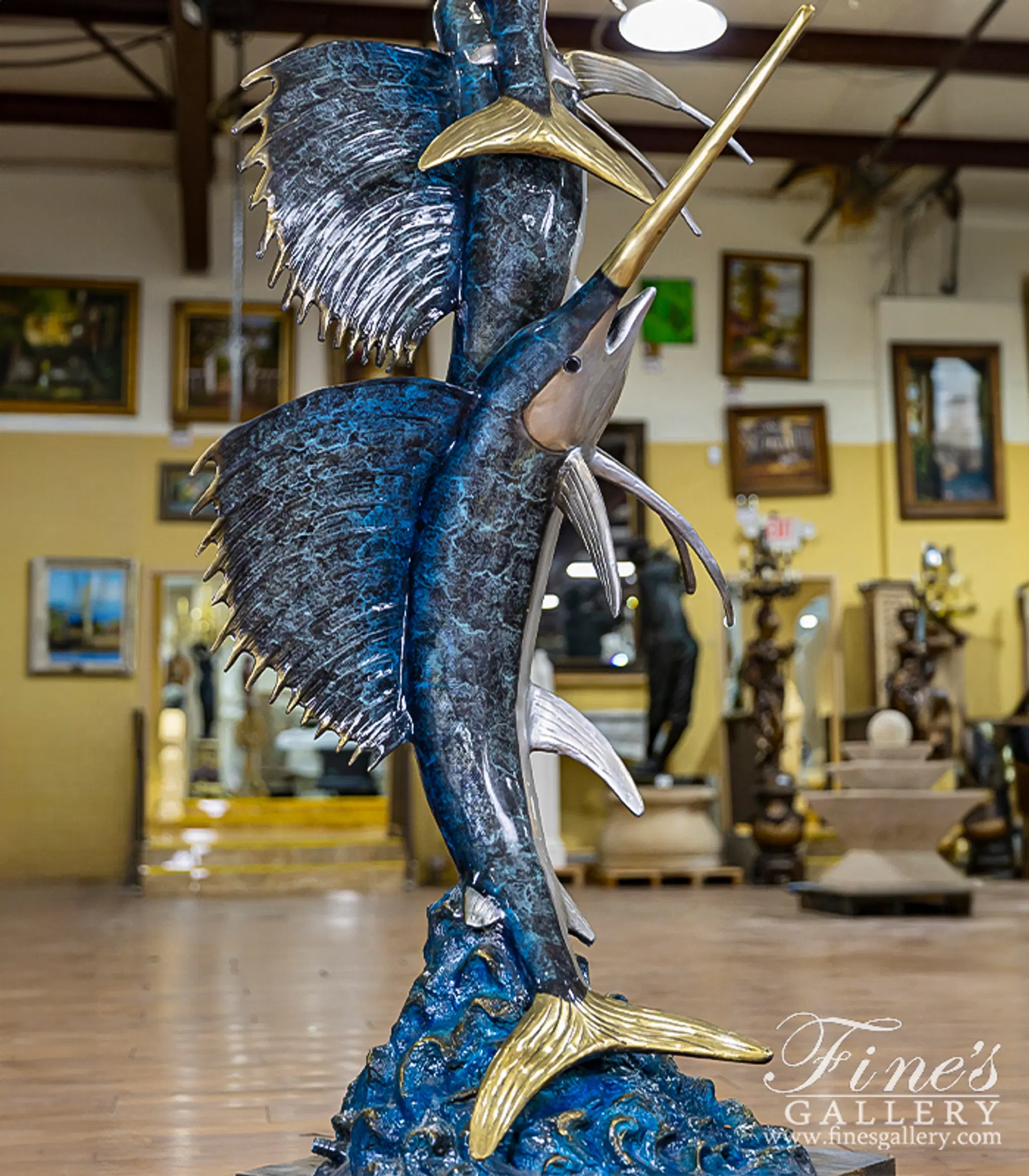90s USA製 BRONZE AGE ボーンフィッシュ Bronze Fountains - Bronze Child Fountain - BF-619 - Fine's Gallery